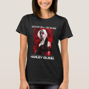 Het Zelfmoordplein Portret Harley Quinn Red Fern T-shirt