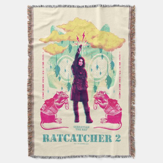 Het Zelfmoordplein | Ratcatcher 2 Illustratie Deken (Voorkant Verticaal)