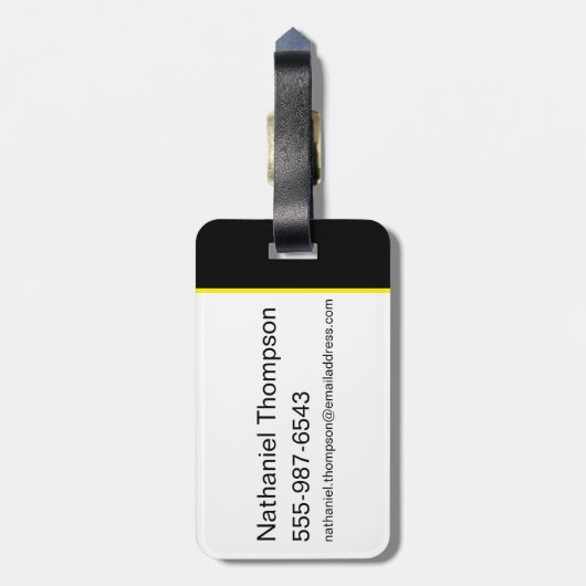 Het Zelfmoordplein | Retronet met Amanda Waller Bagagelabel (Achterkant verticaal)