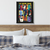 Het Zelfmoordplein | Retronet met Amanda Waller Canvas Afdruk (Insitu (Slaapkamer))