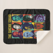 Het Zelfmoordplein | Retronet met Amanda Waller Sherpa Deken (Voorkant (horizontaal))