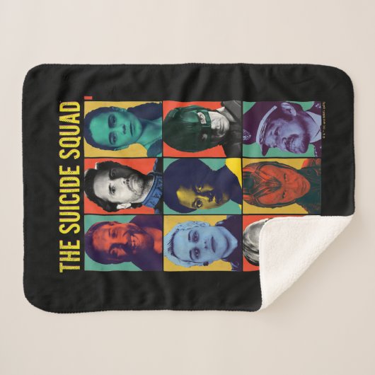 Het Zelfmoordplein | Retronet met Amanda Waller Sherpa Deken (Voorkant (horizontaal))