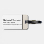 Het Zelfmoordplein | Retronet met Harley Quinn Bagagelabel (Achterkant horizontaal)