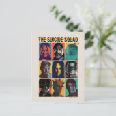 Het Zelfmoordplein | Retronet met Harley Quinn Briefkaart (Staand voorkant)