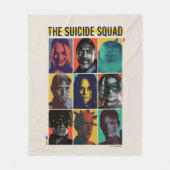 Het Zelfmoordplein | Retronet met Harley Quinn Fleece Deken (Voorkant)