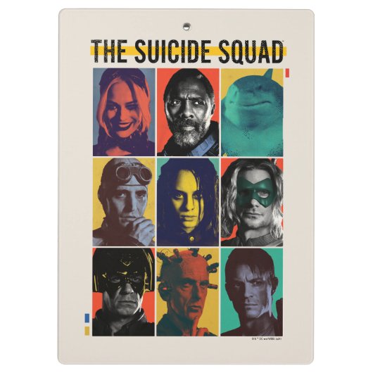 Het Zelfmoordplein | Retronet met Harley Quinn Klembord (Achterkant)