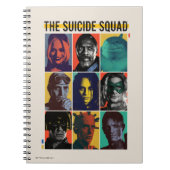 Het Zelfmoordplein | Retronet met Harley Quinn Notitieboek (Voorkant)