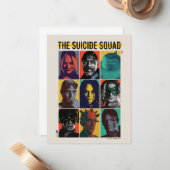 Het Zelfmoordplein | Retronet met Harley Quinn Notitiekaartje (Voorkant / Achterkant in situ)