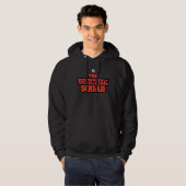 Het Zelfmoordplein | Rode en zwarte Logo Hoodie (Voorkant volledig)