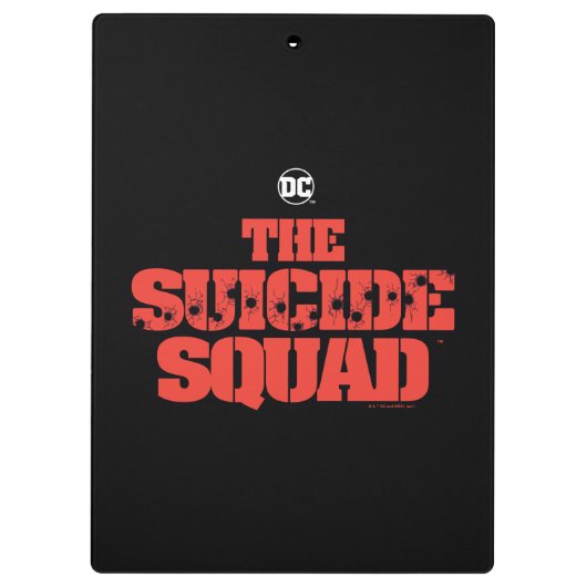 Het Zelfmoordplein | Rode en zwarte Logo Klembord (Achterkant)