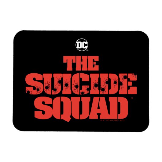 Het Zelfmoordplein | Rode en zwarte Logo Magneet (Horizontaal)