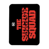 Het Zelfmoordplein | Rode en zwarte Logo Magneet (Verticaal)