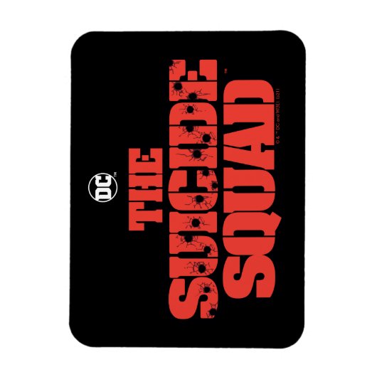 Het Zelfmoordplein | Rode en zwarte Logo Magneet (Verticaal)