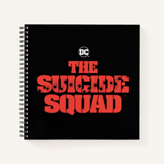 Het Zelfmoordplein | Rode en zwarte Logo Notitieboek (Voorkant)