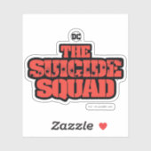 Het Zelfmoordplein | Rode en zwarte Logo Sticker (Vel)