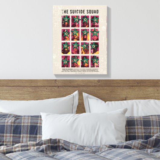 Het Zelfmoordplein | Starro Squad Edition Canvas Afdruk (Insitu (Slaapkamer))