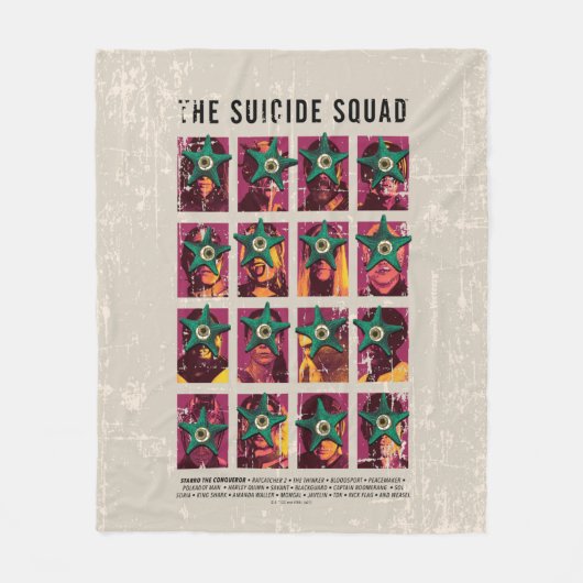 Het Zelfmoordplein | Starro Squad Edition Fleece Deken (Voorkant)