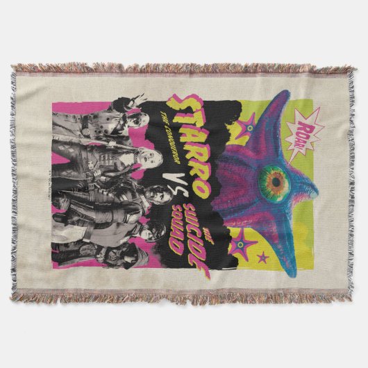 Het Zelfmoordplein | Starro Vs Suicide Squad Deken (Voorkant)