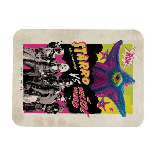 Het Zelfmoordplein | Starro Vs Suicide Squad Magneet (Horizontaal)