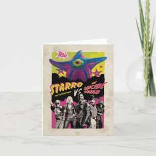 Het Zelfmoordplein   Starro Vs Suicide Squad Notitiekaartje
