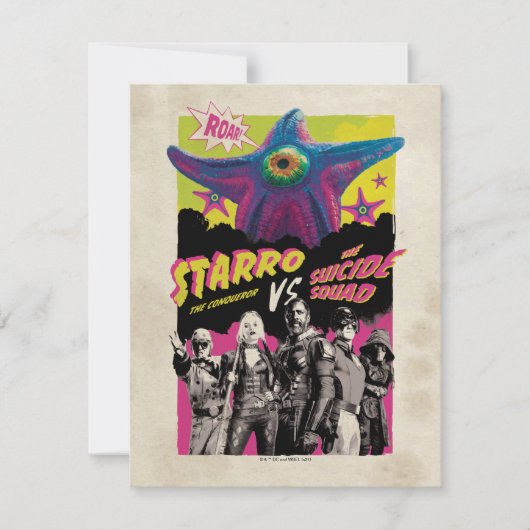 Het Zelfmoordplein | Starro Vs Suicide Squad Notitiekaartje (Voorkant)