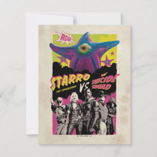 Het Zelfmoordplein   Starro Vs Suicide Squad Notitiekaartje