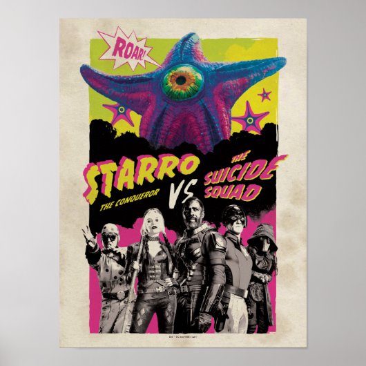 Het Zelfmoordplein | Starro Vs Suicide Squad Poster (Voorkant)