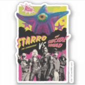 Het Zelfmoordplein | Starro Vs Suicide Squad Sticker (Voorkant)