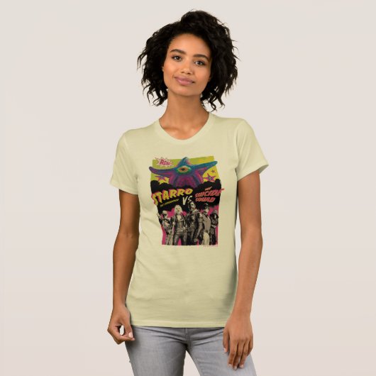 Het Zelfmoordplein | Starro Vs Suicide Squad T-shirt (Voorkant volledig)