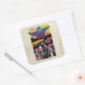 Het Zelfmoordplein | Starro Vs Suicide Squad Vierkante Sticker (Envelop)