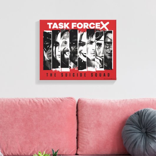 Het Zelfmoordplein | Task Force X Canvas Afdruk (Insitu (Woonkamer))