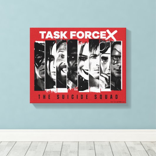 Het Zelfmoordplein | Task Force X Canvas Afdruk (Insitu (Houten vloer))