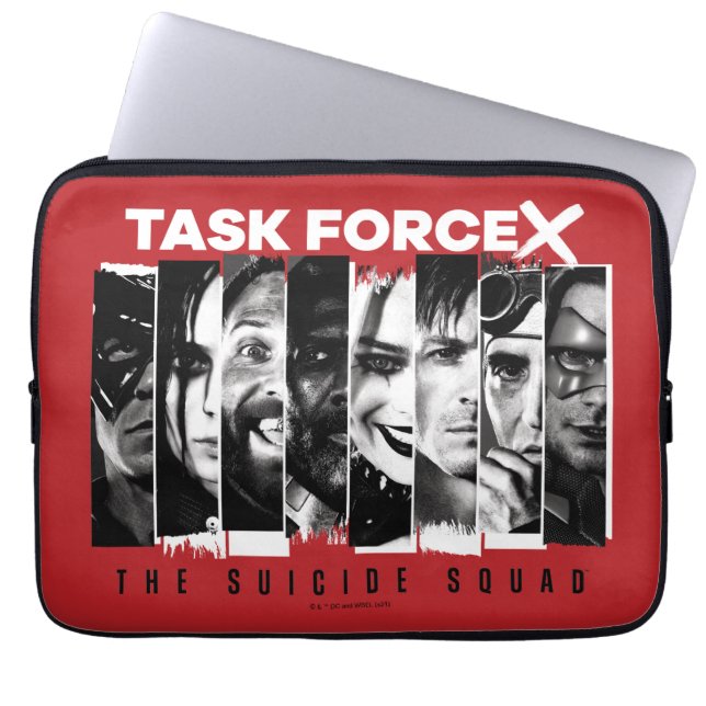 Het Zelfmoordplein | Task Force X Laptop Sleeve (Voorkant)