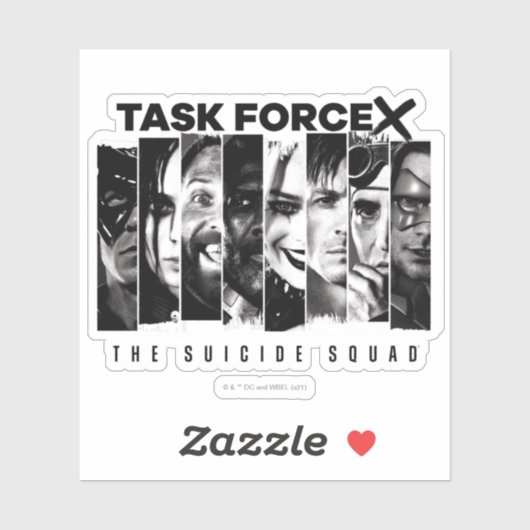 Het Zelfmoordplein | Task Force X Sticker (Vel)