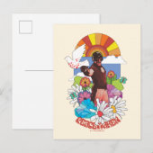 Het Zelfmoordplein | Vreemdelingenbloemen en zonne Briefkaart (Voorkant / Achterkant)