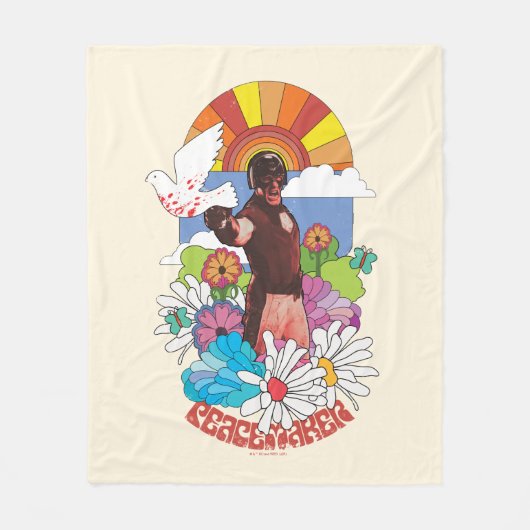 Het Zelfmoordplein | Vreemdelingenbloemen en zonne Fleece Deken (Voorkant)