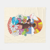 Het Zelfmoordplein | Vreemdelingenbloemen en zonne Fleece Deken (Voorkant (Horizontaal))