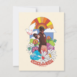 Het Zelfmoordplein   Vreemdelingenbloemen en zonne Notitiekaartje