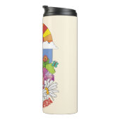 Het Zelfmoordplein | Vreemdelingenbloemen en zonne Thermosbeker (Geroteerd rechts)