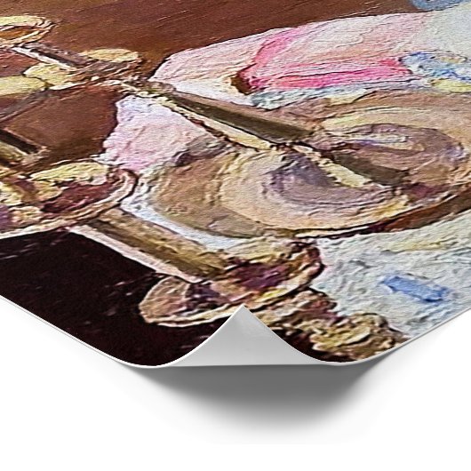 Het zelfportret van Zinaida Serebriakova Poster (Hoek)