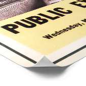 Het ZEPHYR-motortreinstel voor  Poster en (Hoek)