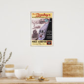 Het ZEPHYR-motortreinstel voor  Poster en (Keuken)