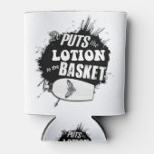 Het zet de lotion in de krommel blikjeskoeler (Voorkant)