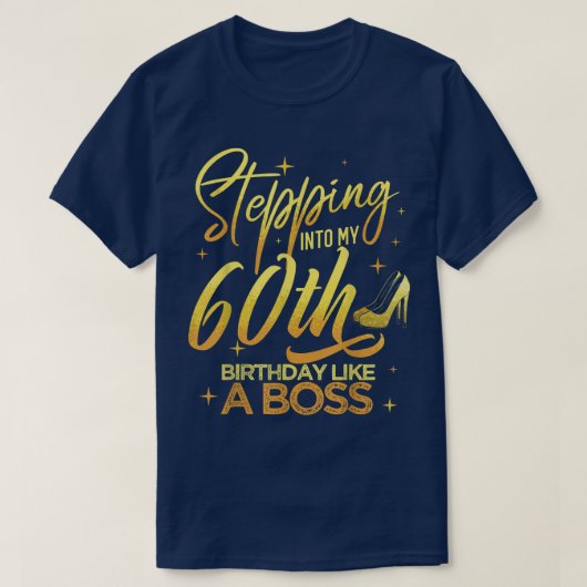 Het zetten in mijn 60ste verjaardag die 60 jaar ou t-shirt (Design voorkant)