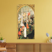 Het zeven heiligdom canvas afdruk (Insitu (Woonkamer))