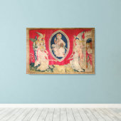 Het zevende zegel canvas afdruk (Insitu (Houten vloer))