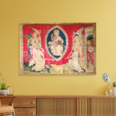 Het zevende zegel canvas afdruk (Insitu (Woonkamer))