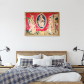 Het zevende zegel canvas afdruk (Insitu (Slaapkamer))