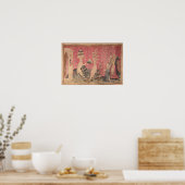 Het zevenkopige beest van het zee poster (Keuken)