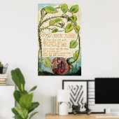 Het zieke Roos, van de Ziekjes van Innocence Poster (Thuiskantoor)